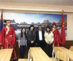 拜访蒙古教育部